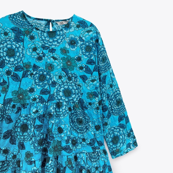 Zara floral print dress - Picture 5 of 8